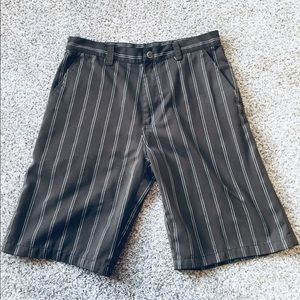 Quiksilver Brown striped shorts